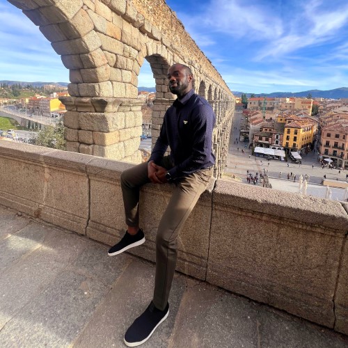 Image of Chuma Ojukwu in Madrid