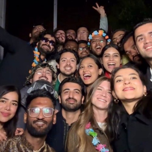 Image of the MBAT 2026 team socialising