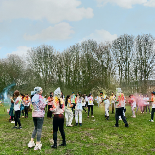 Students attending Warwick SU Holi Party