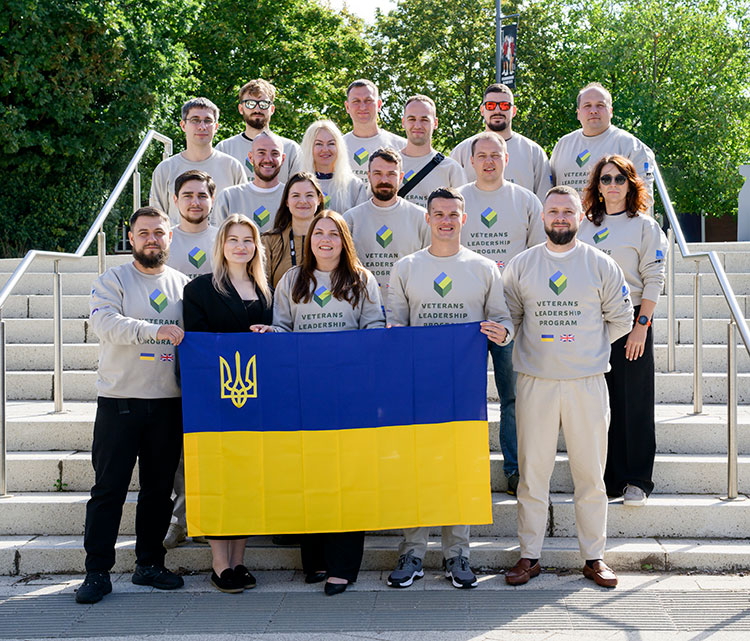 Ukrainian veterans at Warwick Business School