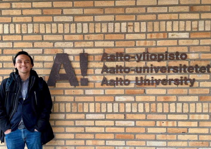Full-time MBA student Tedo Basundra at Aalto University