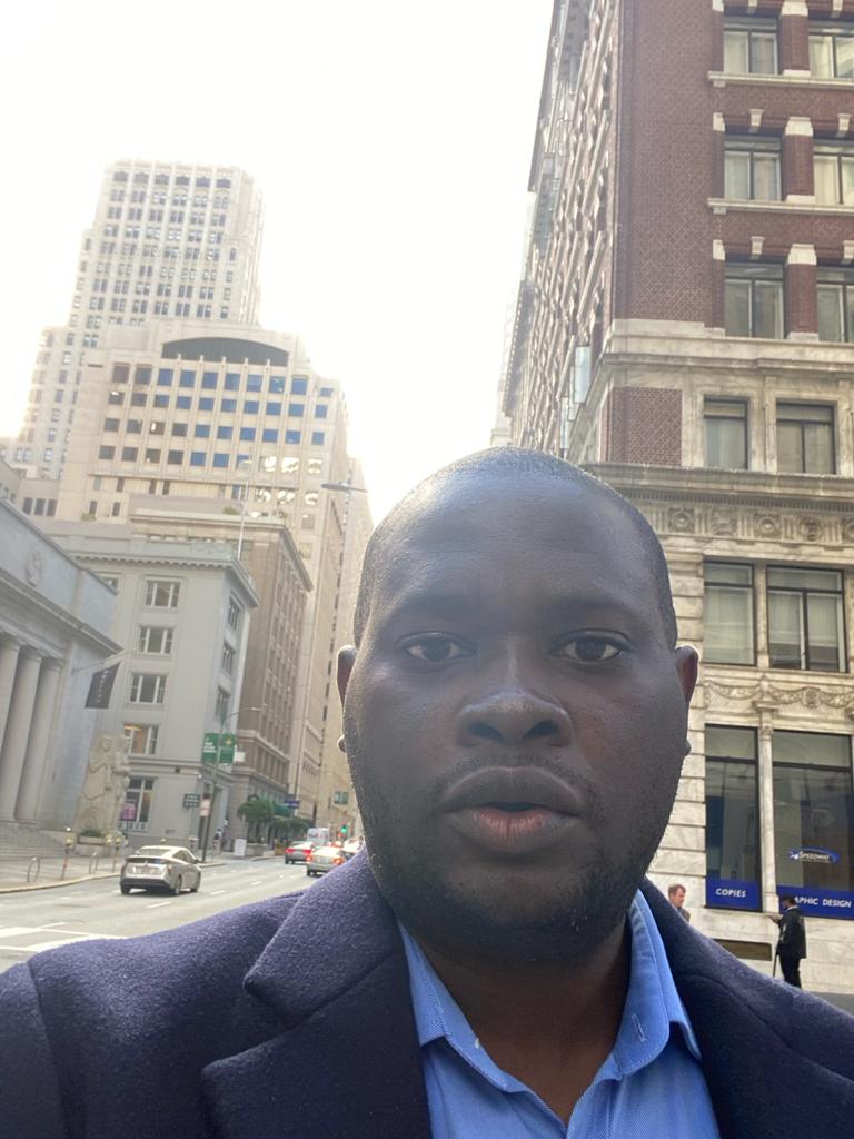 Adetayo Teluwo in San Francisco for the Entrepreneurial Finance module