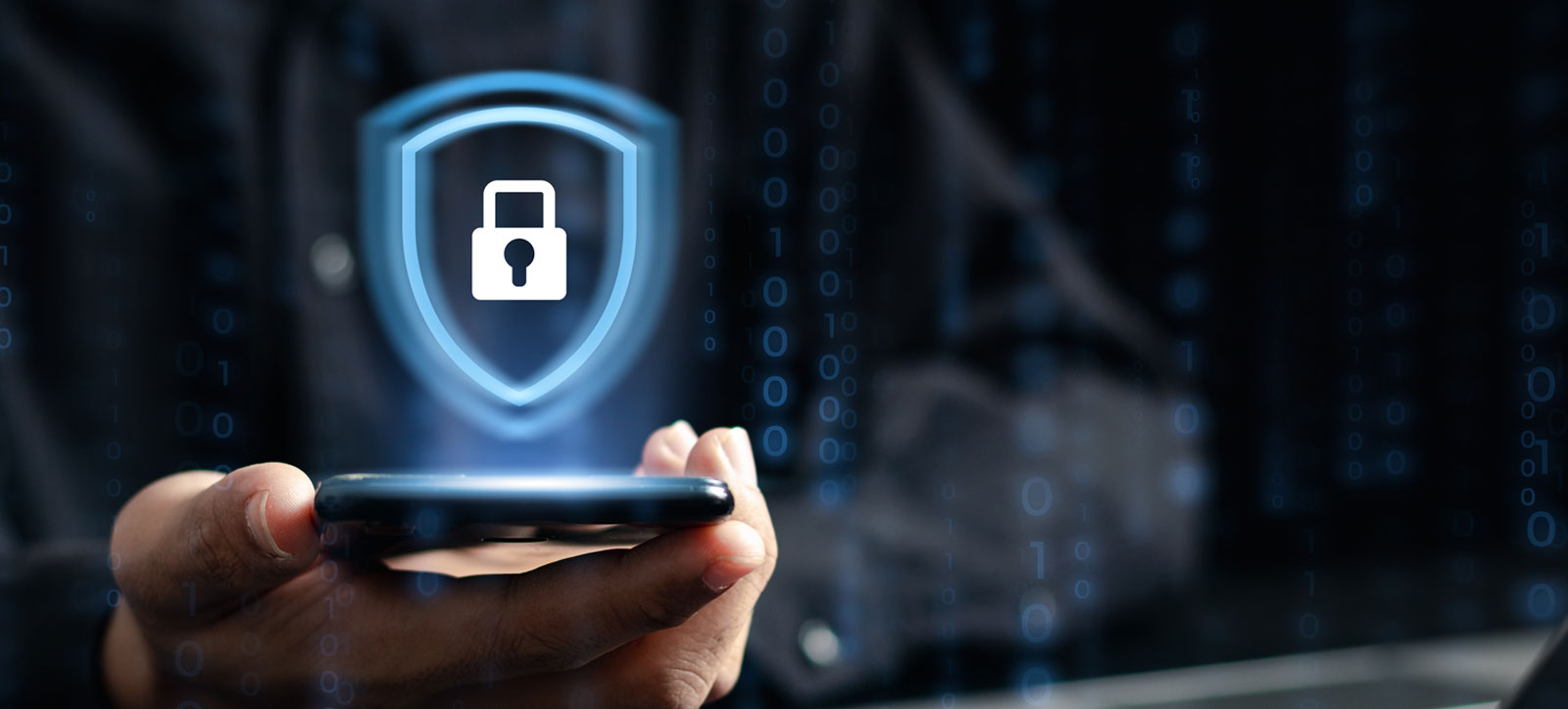 A cyber padlock symbol emerges from a mobile phone screen, to show how a user's data is protected by privacy regulations A cyber padlock symbol emerges from a mobile phone screen, to show how a user's data is protected by privacy regulations