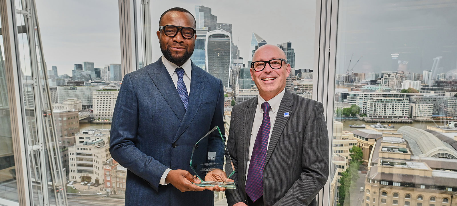 WBS Dean Andy Locket with Nigerian Minister Bosun Tijani
