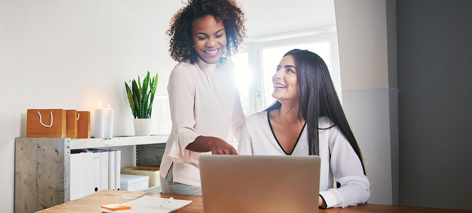 Two women entrepreneurs