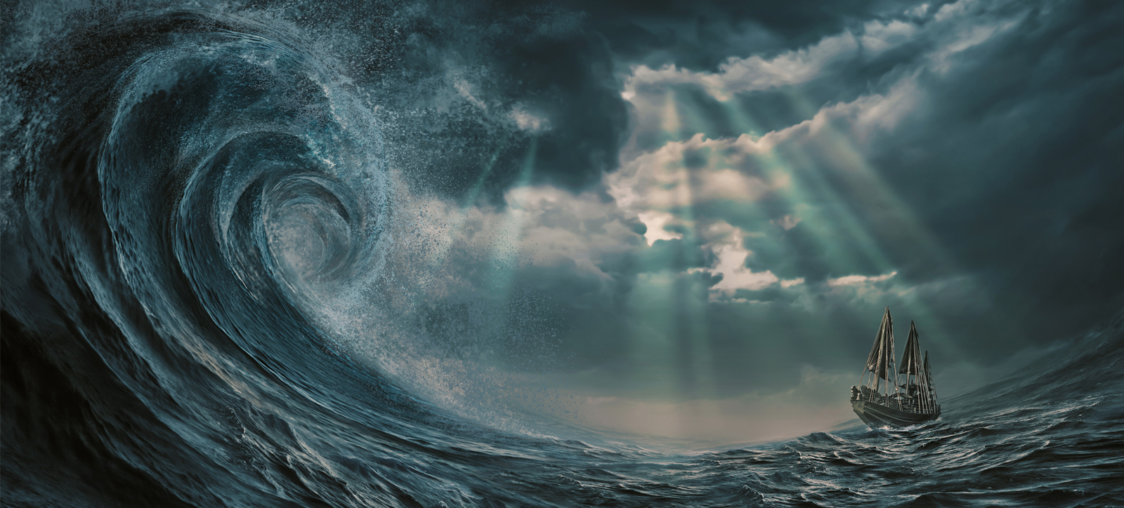 Stormy waters Stormy waters