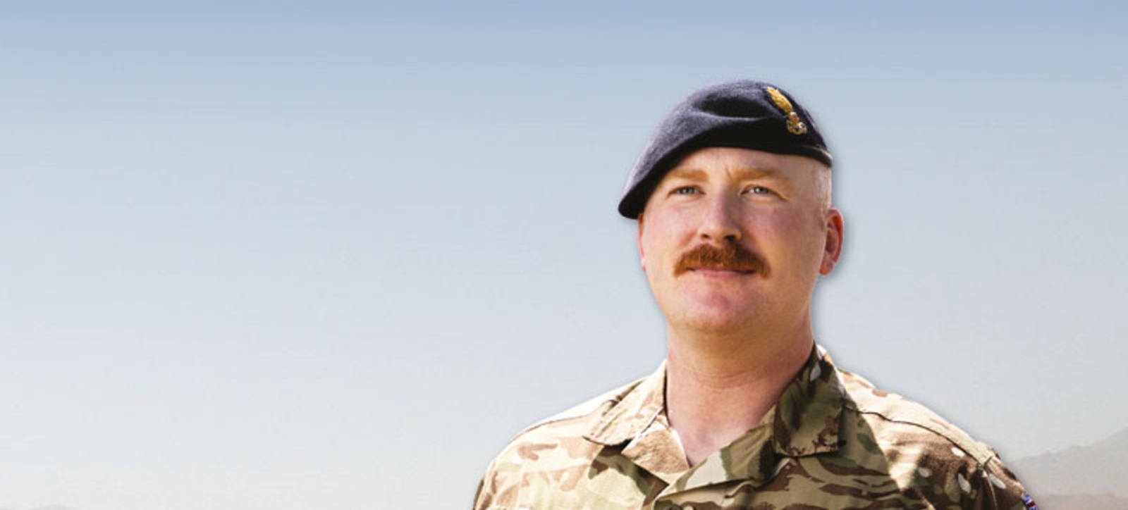 Major Luke Parker, who provided vital data analysis to help the UK's Covid-19 response