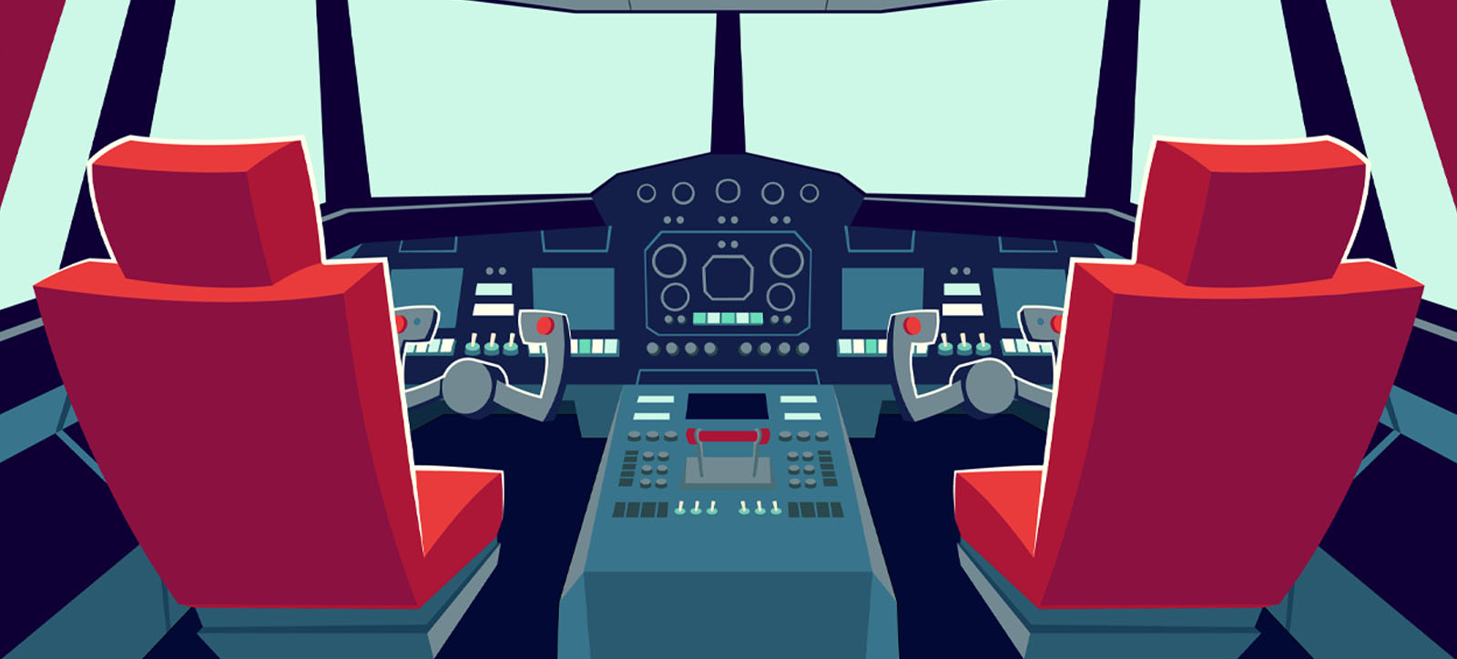 cockpit depicting the tools for open strategy