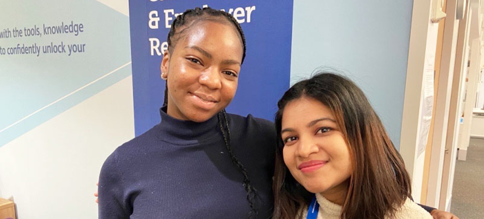 Picture of Mentor Urmee Silvee with mentee Kyla Nwachukwu Picture of Mentor Urmee Silvee with mentee Kyla Nwachukwu