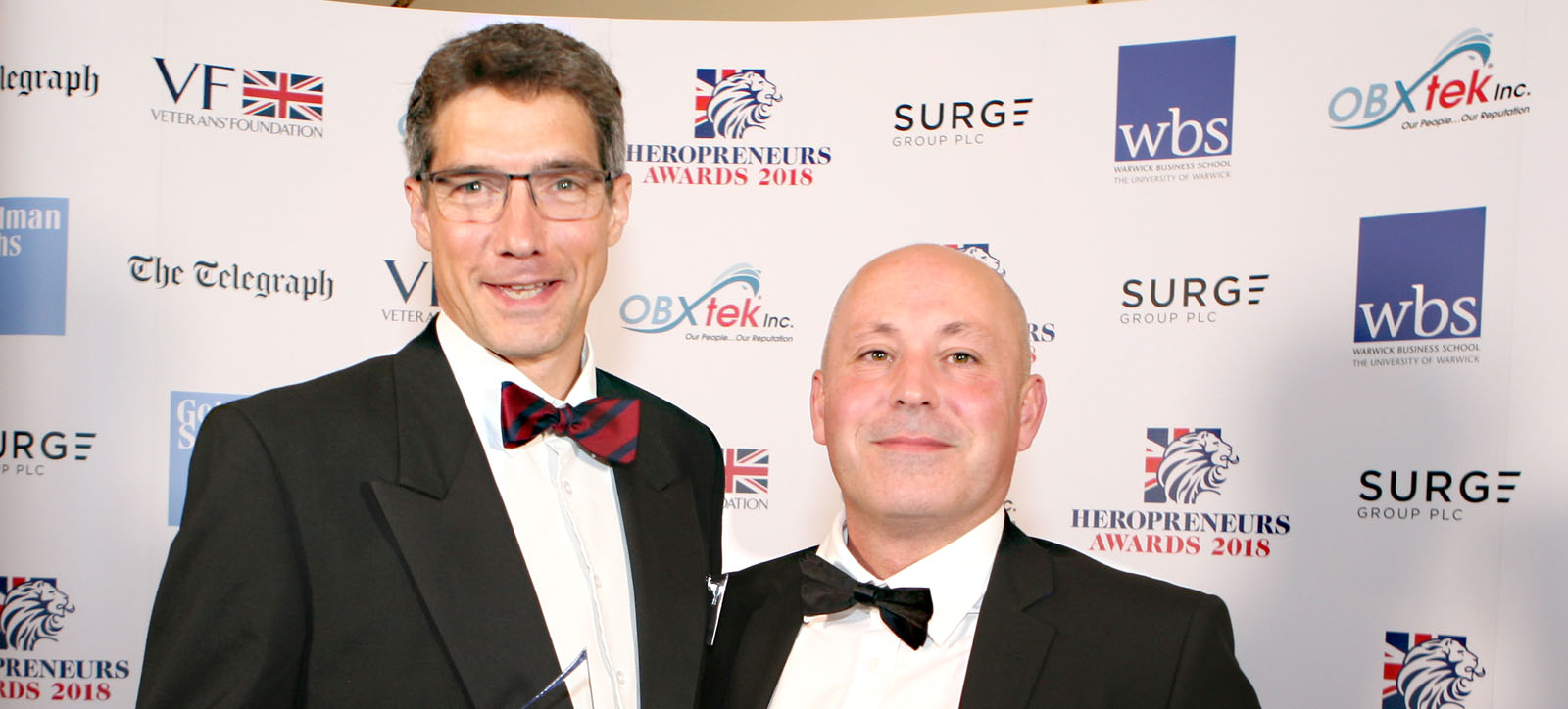 Inaugural Heropreneur bursary winner Iain Church with Professor Andy Lockett, Dean of Warwick Business School Inaugural Heropreneur bursary winner Iain Church with Professor Andy Lockett, Dean of Warwick Business School