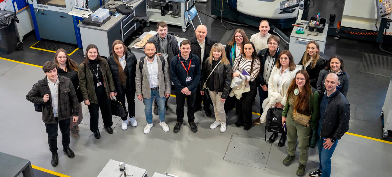 Group photo of Ukrainian STEM academics