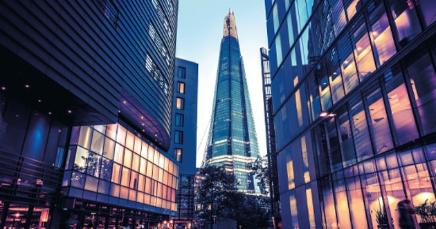 The Shard at dusk