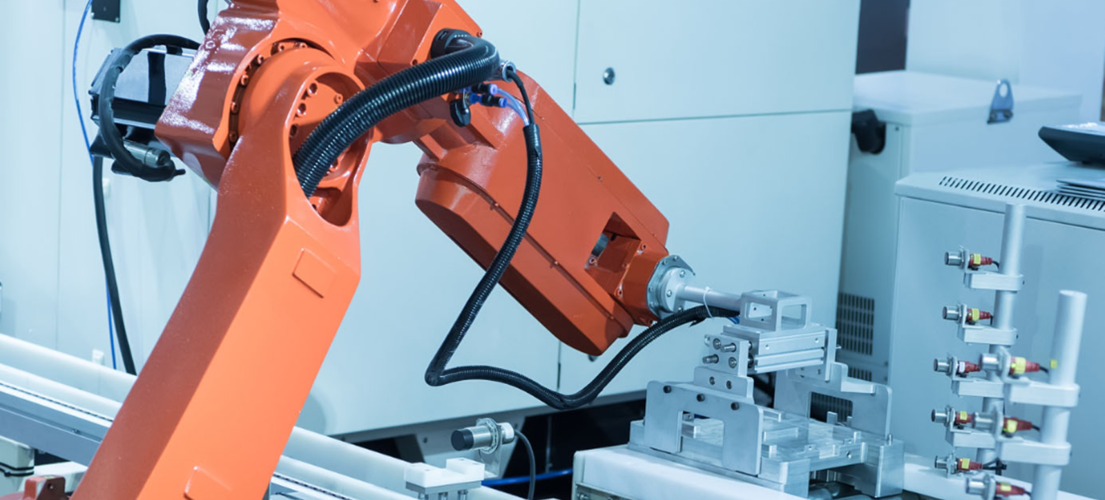A one-armed robot A one-armed robot