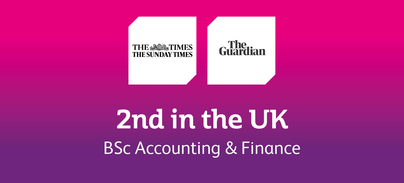 WBS is second in the UK for accounting and finance WBS is second in the UK for accounting and finance