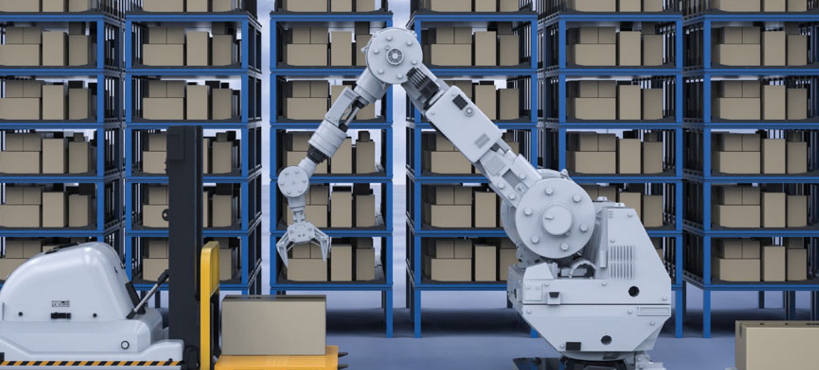 Robots in a warehouse Robots in a warehouse
