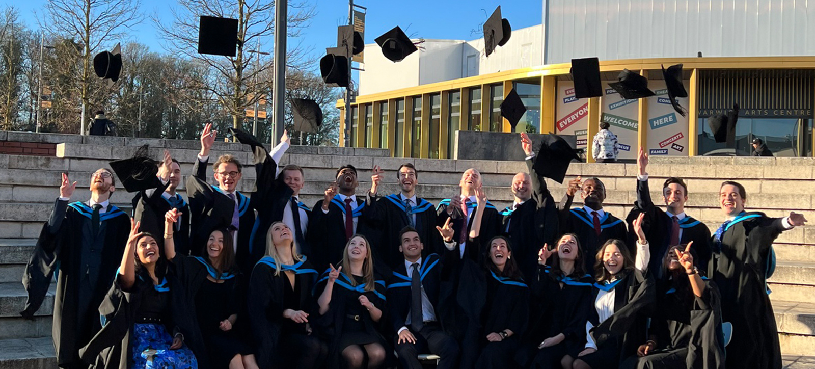The MSc Global Central Banking and Financial Regulation and Central Baking Qualification cohorts celebrating graduation