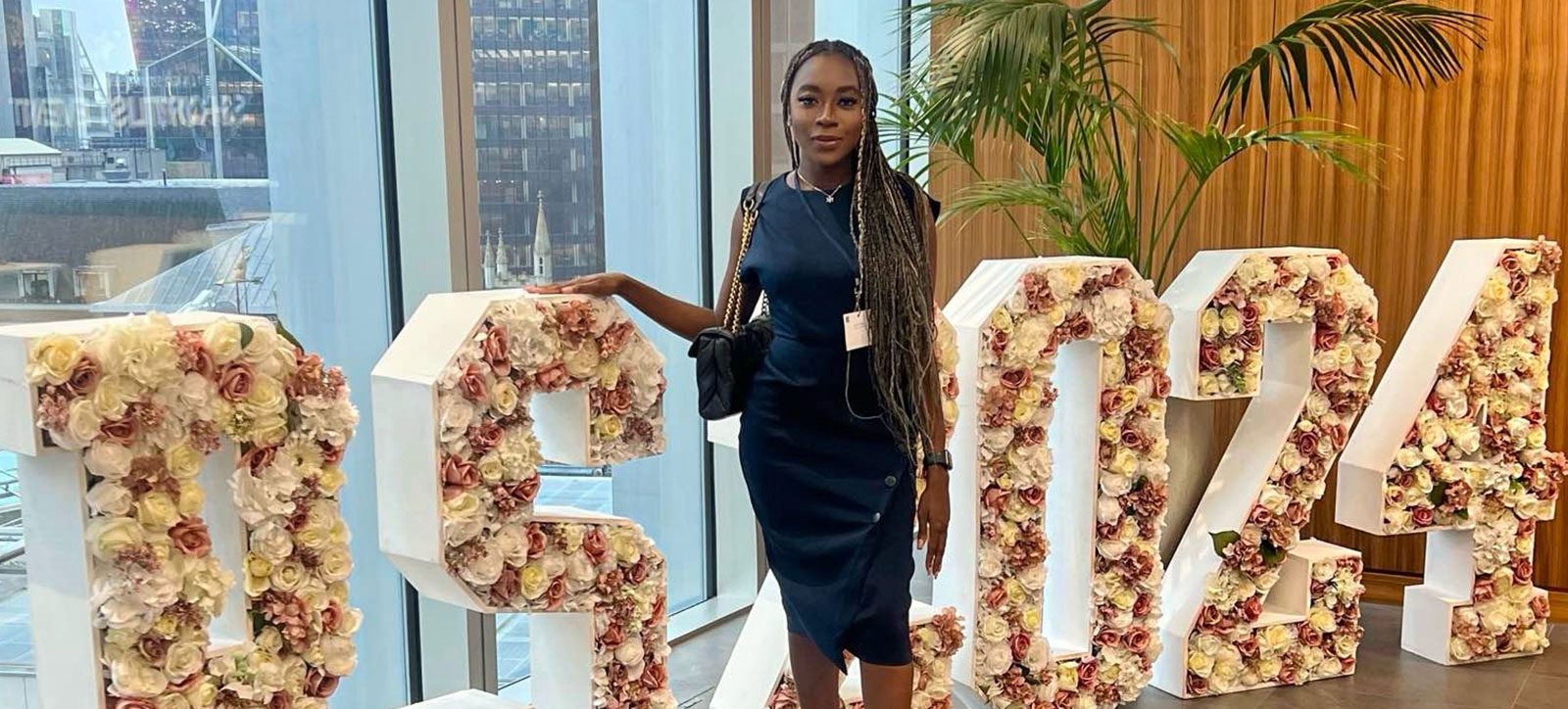 Toyosi Olowe, who has won a Rising Star Award for her start-up, pictured at WBS London at The Shard Toyosi Olowe, who has won a Rising Star Award for her start-up, pictured at WBS London at The Shard