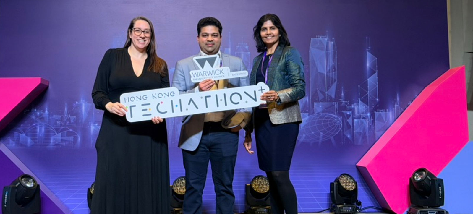 Executive MBA alum Dr Arokia Antonysamy at the Tecathon in Hong Kong