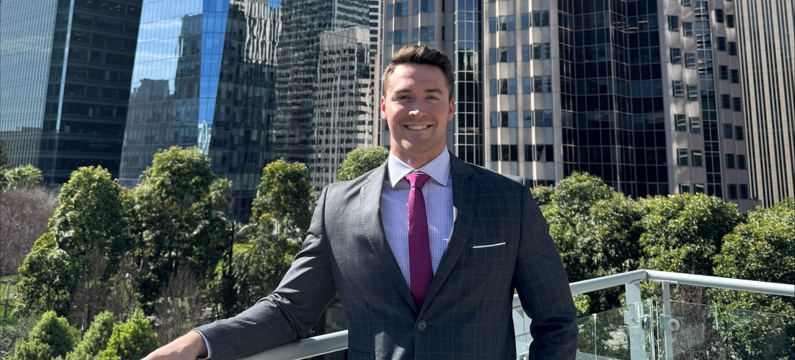 Joshua Lucas at his BlackRock office in San Francisco