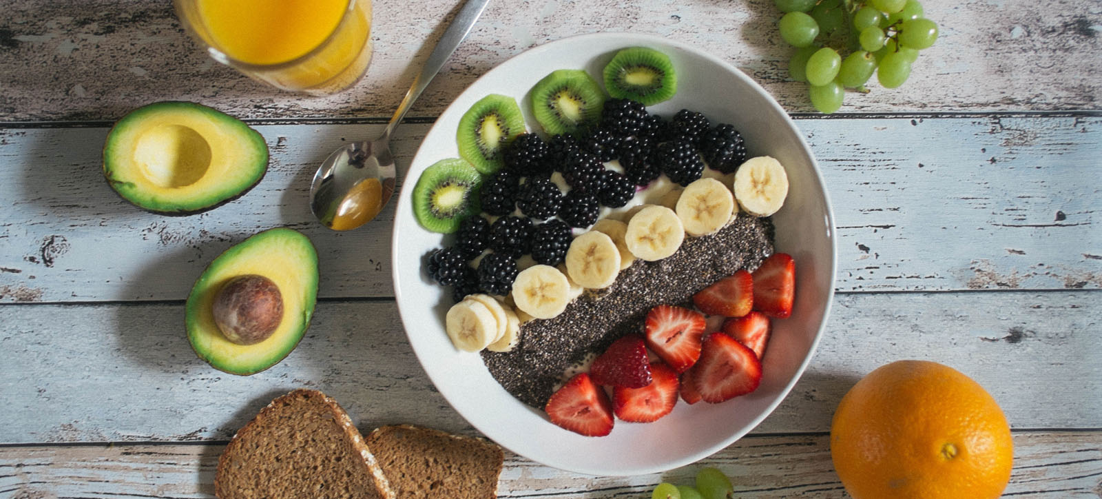 a bowl of fruit
