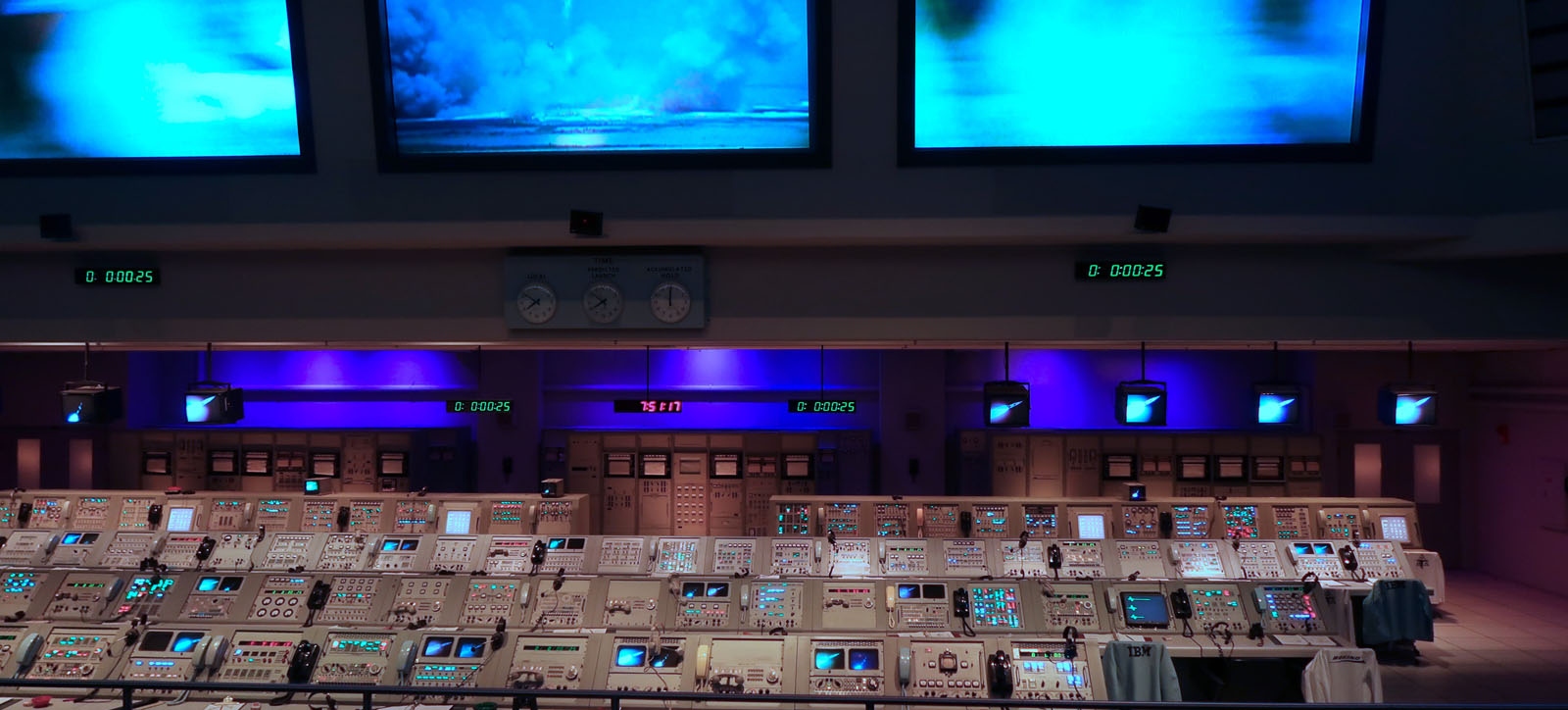 The NASA control room