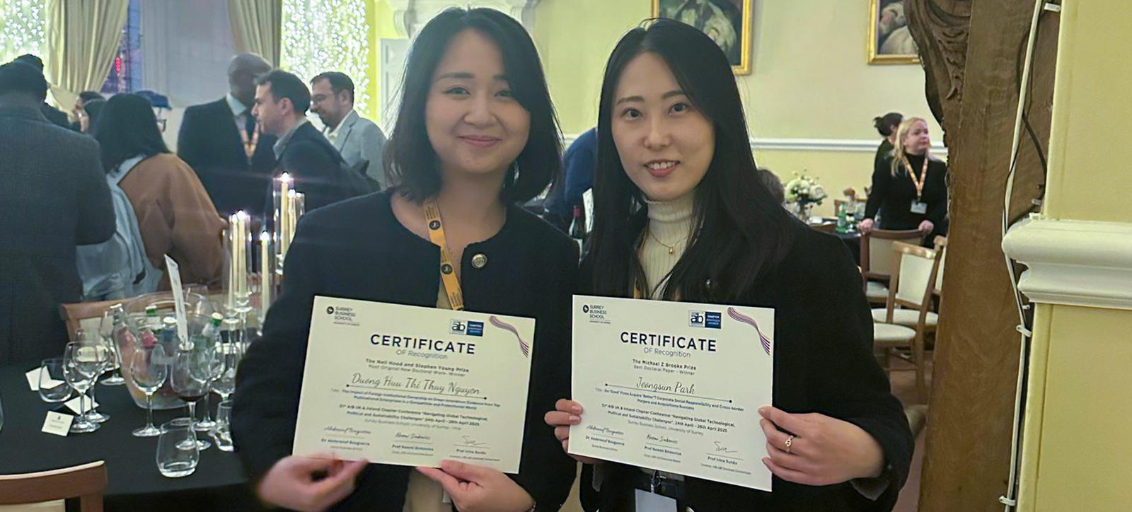 She is Duong Huu Thi Thuy Nguyen from ESCP Business School next Jeongsun Park She is Duong Huu Thi Thuy Nguyen from ESCP Business School next Jeongsun Park